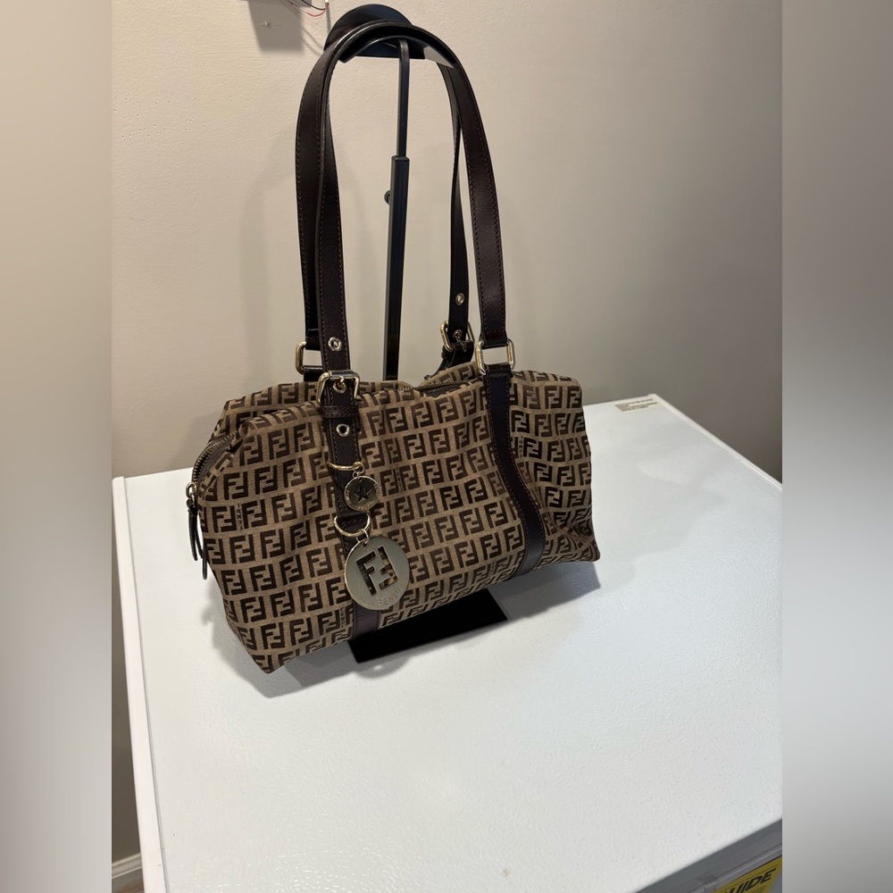 Fendi Authentic Preowned Bundle includes Canvas Handbag and Ballet Shoes
